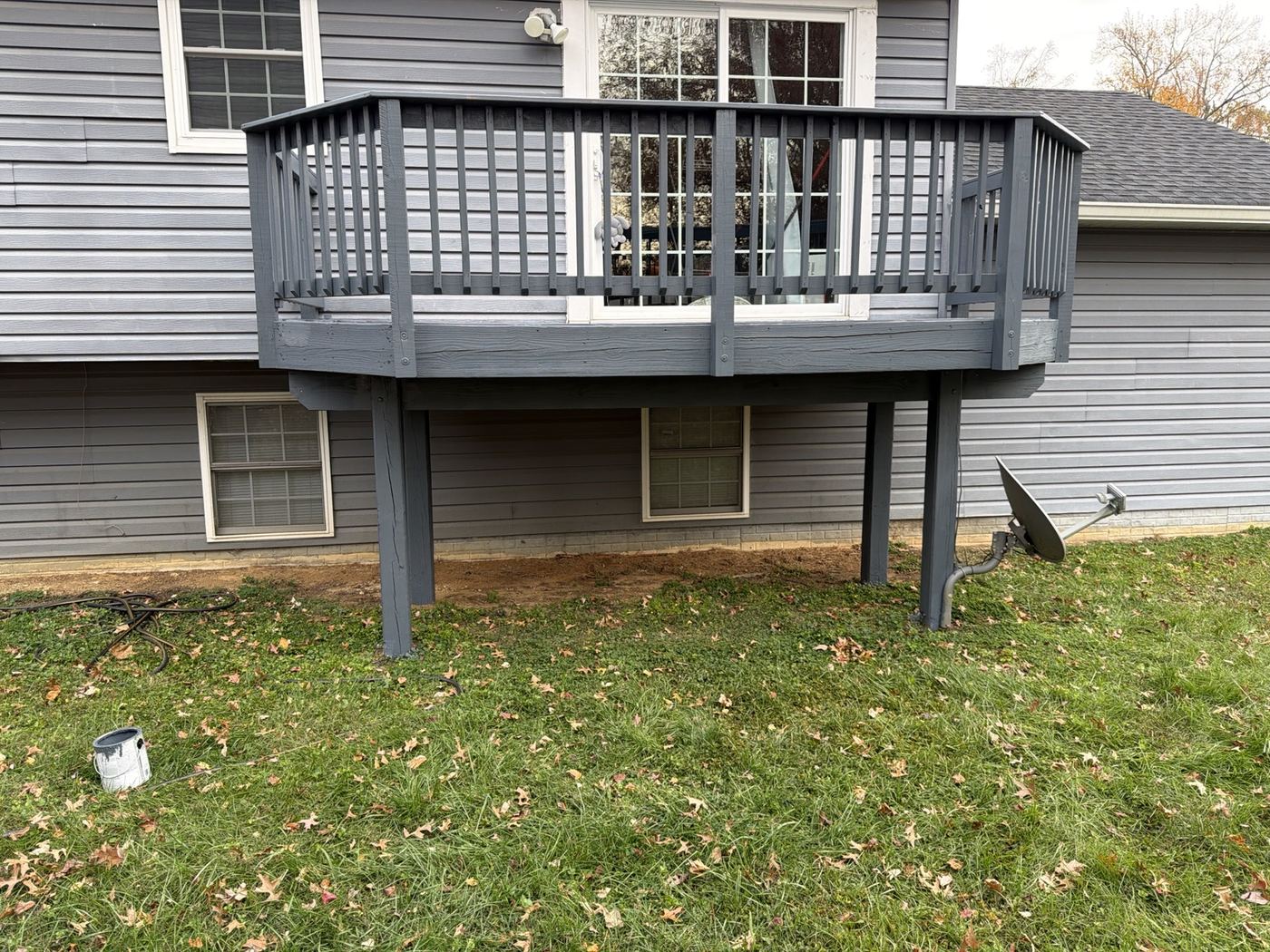 Deck before restoration
