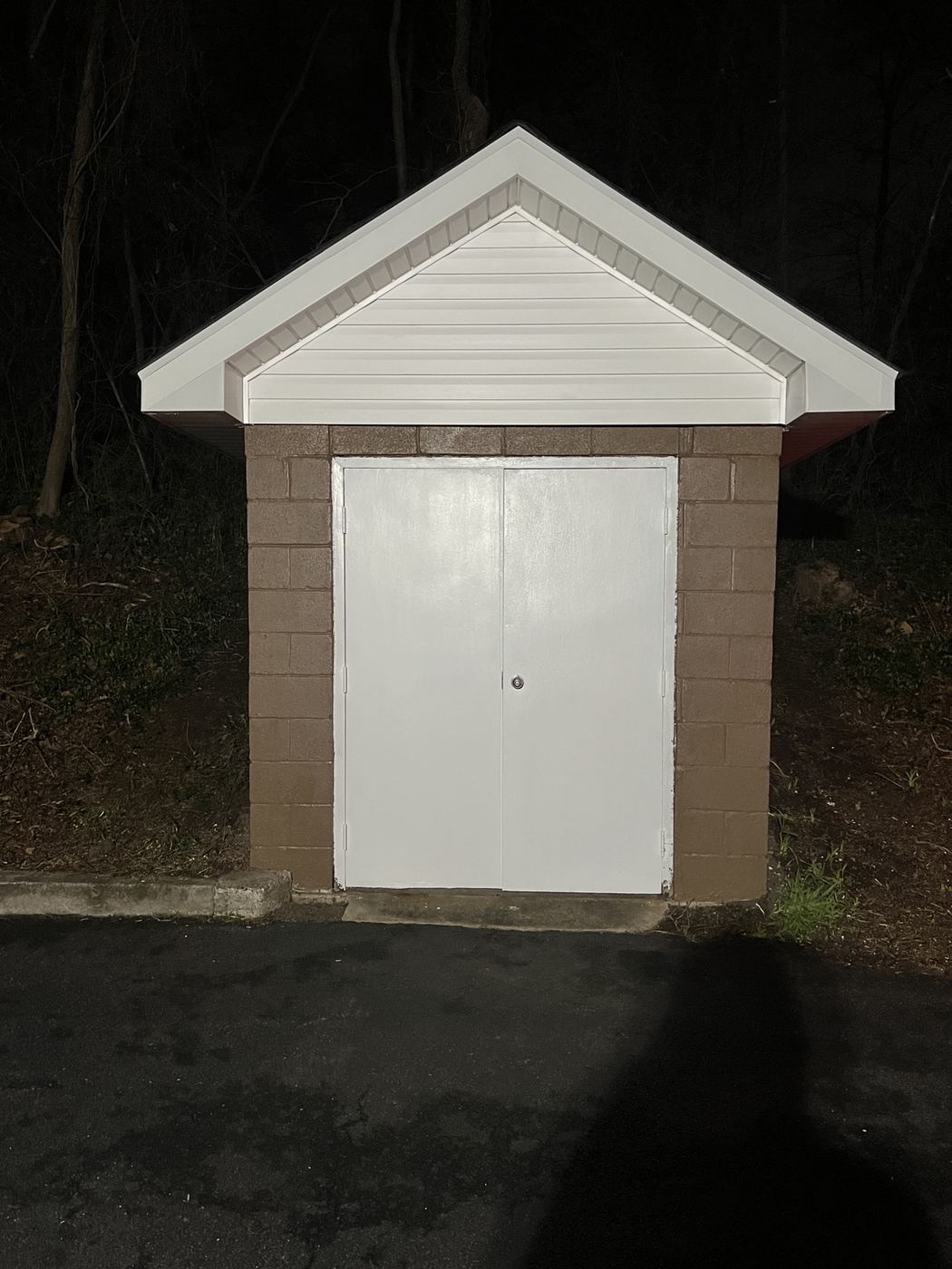 Utility building after renovation
