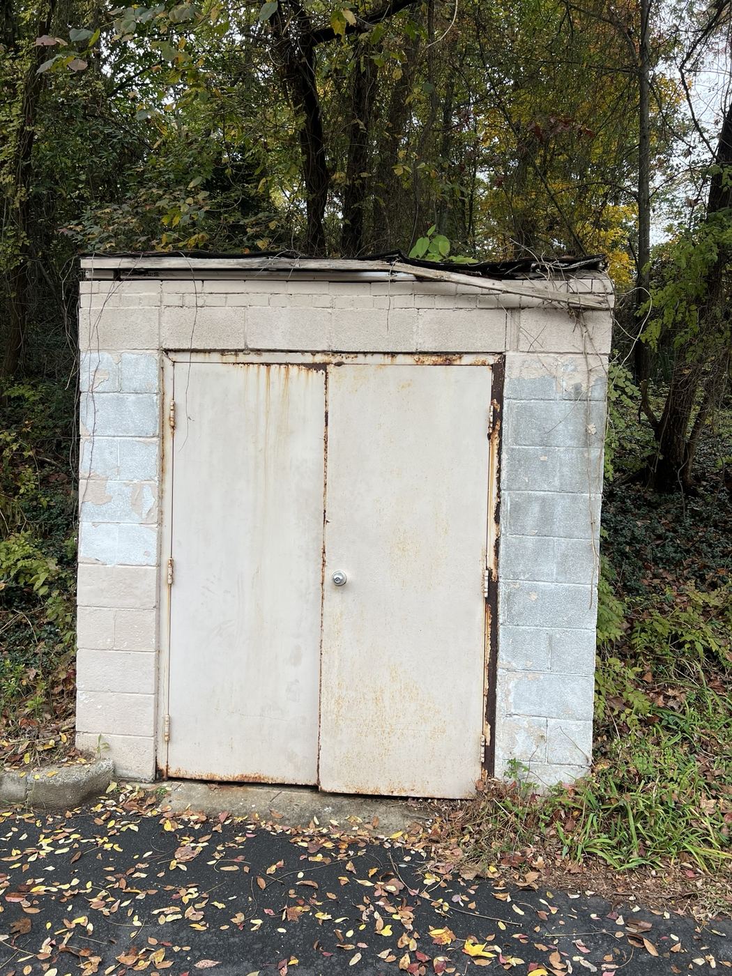 Utility building before renovation